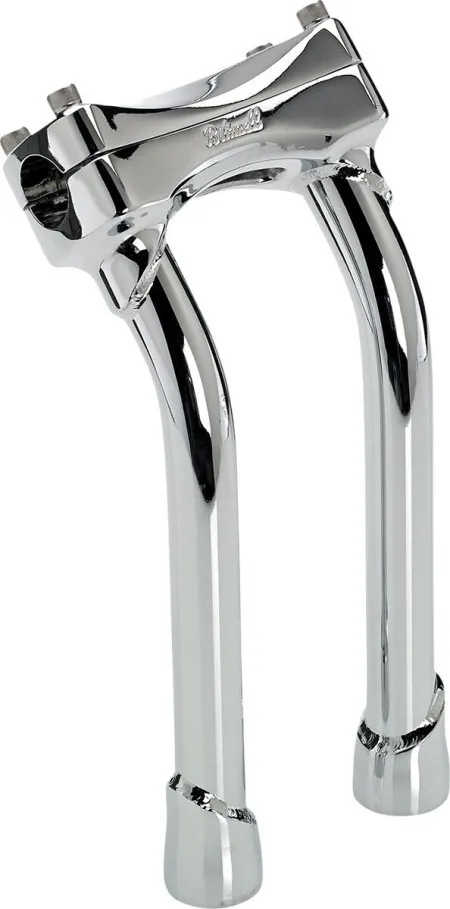 Biltwell 10 Inch Oversized Pullback Murdock Risers in Chrome Finish (6414-105-10)