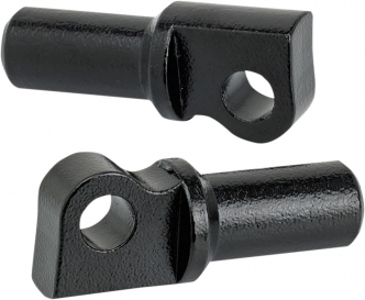 Biltwell Footpeg Clevis Classic Male Mount Adapter in Black Finish (0107-1618-01)