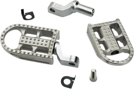 Biltwell Mushman Rider Footpegs in Polished Finish For 2007-2019 Sportster Models (7002-302-02)