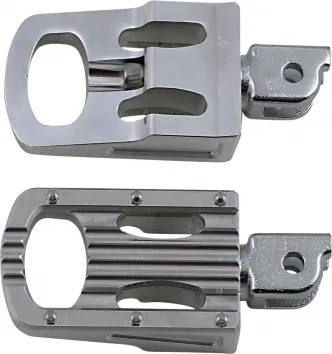 Biltwell Punisher Rider Footpegs in Polished Finish For 2018-2023 Softail Models (7005-303-03)