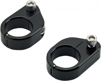 Biltwell Straight Oversize Speed Clamps in Gloss Black Finish (6907-201)