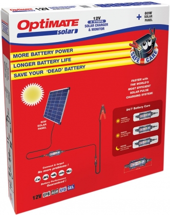 TecMate OptiMate Solar With 80W Solar Panel Battery Charger (TM523-8)