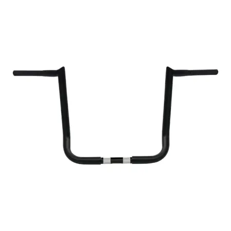 Wild 1 16 Inch Rise Chubby Reaper Handlebars in Black For 1989-2024 Electra Glide & 2008-2023 Street Glide With Batwing Fairing (WO596B)