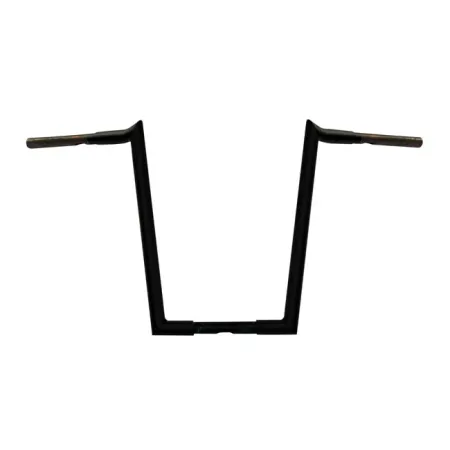 Wild 1 16 Inch Rise Chubby Reaper Handlebars in Black For 1982-2020 Harley Davidson Models (Excluding 88-11 Springers & 82-20 Touring Models) (WO586B)