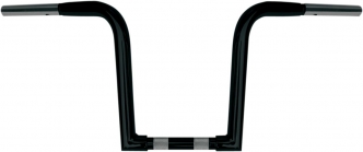 Wild 1 10 Inch Outlaw Z Apehanger in Black Finish For 1982-2020 Harley Davidson With Mechanical & E-Throttle (Excluding 1988-2011 Springers) Models (WO610B)