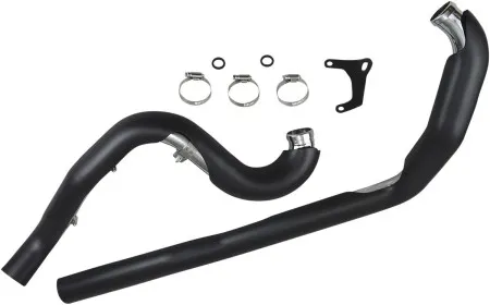 Cobra True Dual Header Pipes In Black Finish For Harley Davidson 1995-2006 Touring Models (6250RB)