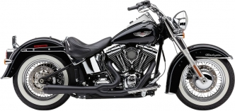 Cobra El Diablo 2 Into 1 Exhaust In Black For Harley Davidson 2012-2017 Softail Models (6483B)