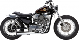 Cobra El Diablo 2 Into 1 Exhaust System In Chrome Finish For Harley Davidson 1986-2003 Sportster Models (6471)