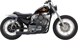 Cobra El Diablo 2 Into 1 Exhaust System In Black For Harley Davidson 1986-2003 Sportster Models (6471B)