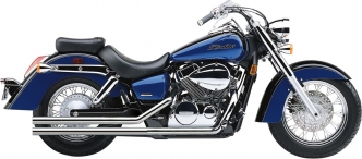 Cobra Lo-Boy Shotgun Exhaust System In Chrome For Honda 2004-2007 VT 750 C Shadow Models (1963)