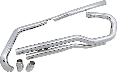 Cobra Speedster Slashdown 2 Into 2 Exhaust System In Chrome Finish For Honda VTX 1800 & VT 750 C Shadow Aero Models (1826)