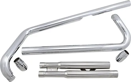 Cobra Speedster Slashdown Exhaust System In Chrome Finish For Yamaha 1999-2007 XV 1600 & XV 1700 Models (2821)