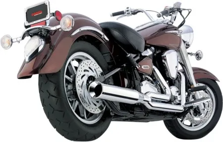 Cobra Power Pro HP 2 Into 1 Exhaust System In Chrome For Yamaha 1999-2007 XV 1600 & XV 1700 Models (2471)