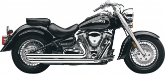 Cobra Speedster Slashdown Exhaust System In Chrome Finish For Yamaha 2008-2013 XV 1700 AS Road Star Models (2822)