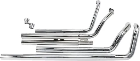 Cobra Speedster Longs 2 Into 2 Exhaust System In Chrome Finish For Honda 2003-2009 VTX 1300 Models (1931T)