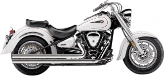 Cobra Speedster Longs 2 Into 2 Exhaust System In Chrome Finish For Yamaha 2008-2014 XV 1700 AS Road Star Models (2922T)
