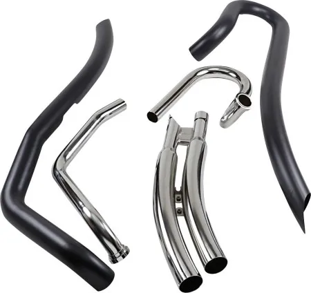 Cobra Speedster Swept 2 Into 2 Exhaust System In Black For Suzuki 2006-2019 M109R Models (3221B)