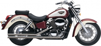 Cobra Lo-Boy Shotgun Exhaust System In Chrome For Honda 1997-2003 VT 750 Shadow Models (1971)