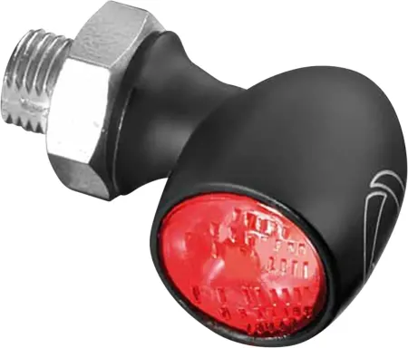 Kellermann Atto RB Turn Signal in Chrome Finish With Red Lenses (Sold Singly) (158.150)