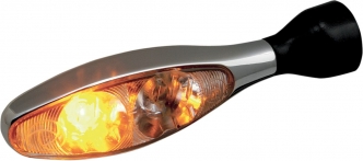 Kellermann Micro 1000 PL Led Turn/position Light Front in Chrome Finish With Clear Lenses (Sold Singly) (141.100)