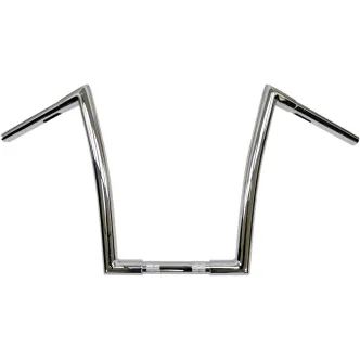 Todds Cycle 14 Inch Ape Hanger 1-1/4 Inch Diameter Strip Handlebar In Chrome (0601-2550)