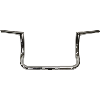 Todds Cycle 10 Inch Rise Bagger Ape Hanger With 1-1/4 Inch Diameter In Chrome (0601-2562)