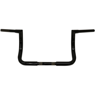 Todds Cycle 10 Inch Rise Bagger Ape Hanger With 1-1/4 Inch Diameter In Gloss Black (0601-2563)