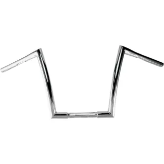 Todds Cycle 12 Inch Ape Hanger 1-1/4 Inch Diameter Strip Handlebar In Chrome (0601-2711)