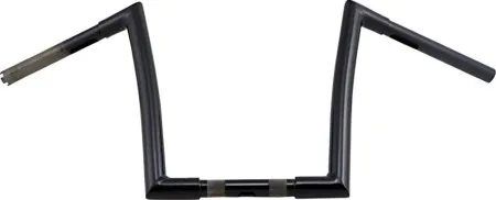 Todds Cycle 12 Inch Ape Hanger 1-1/4 Inch Diameter Strip Handlebar In Gloss Black (0601-2712)