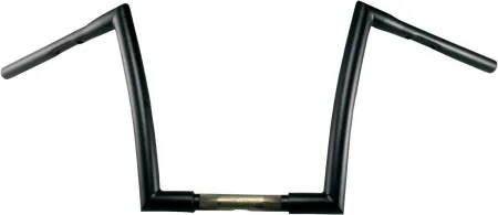 Todds Cycle 10 Inch Ape Hanger 1-1/4 Inch Diameter Strip Handlebar In Flat/Matt Black (0601-2718)