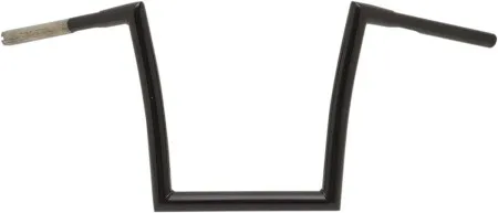 Todds Cycle 12 Inch Ape Hanger 1-1/4 Inch Diameter Strip Handlebar In Gloss Black (0601-2726)