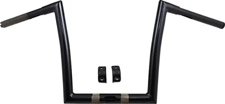 Todds Cycle 12 Inch Ape Hanger 1-1/4 Inch Diameter Handlebar In Gloss Black (0601-3986)