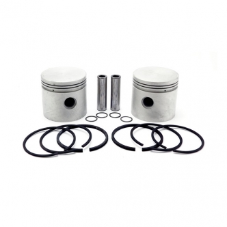 DOSS 80 Inch Replacement Flathead +.070 Inch Piston Kit For 1937-1941 80 Inch (1300cc) 3-7/16 Inch Bore Flatheads Models (ARM784649)