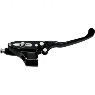 Performance Machine Contour 9/16 Inch Bore Hydraulic Brake Master Cylinder in Black Finish (0062-2510-B)