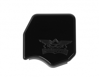 Rebuffini Kickstand Hole Cover in Black Anodised Finish For 2000-2006 Softail Models (000379N)