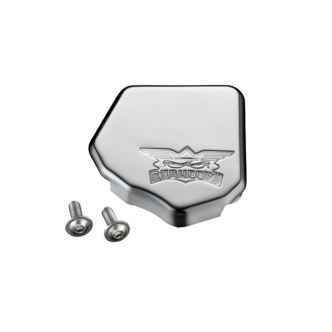 Rebuffini Kickstand Hole Cover in Chrome Finish For 2000-2006 Softail Models (000379C)