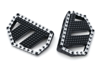 Kuryakyn Riot-X Mini Boards In Satin Black For Harley Davidson Models & Universal Fitment Using Adapters (3285)