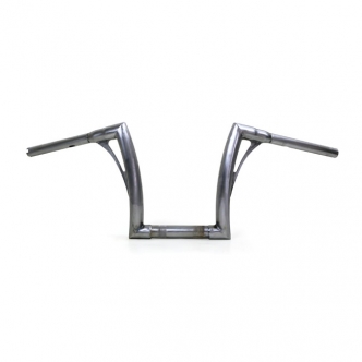 Kodlin Flow-Bar Super Fat TUV Approved Medium Handlebar In Raw Finish For Harley Davidson 2018-2023 M8 Softail Models With 1-1/4 Inch Risers (K55277)