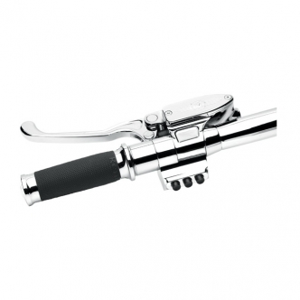 Performance Machine Contour 11/16 Hydraulic Clutch Master Cylinder in Polished Finish For 2007-2020 Harley Davidson (Starter Interrupt Switch Style) Models (0062-2917)