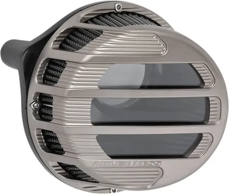 Arlen Ness Sidekick Cleaner Air In Titanium Finish For Harley Davidson 1999-2017 Twin Cam Models (Exc. E-Throttle & 99-01 FLT) (81-312)