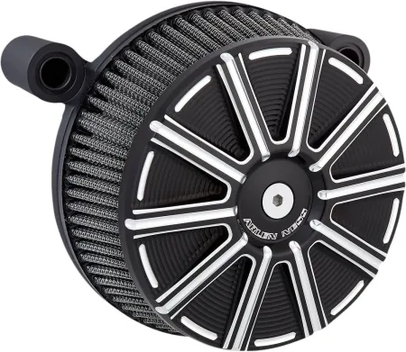Arlen Ness 10-Gauge Stage 1 Big Sucker Air Cleaner Kit With Synthetic Filter For Harley Davidson 1999-2017 Twin Cam (Exc. E-Throttle & 99-01 FLT) (50-291)