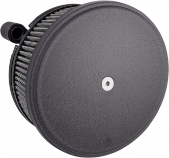 Arlen Ness Stage 2 Smooth Air Cleaner In Black For Harley Davidson 2001-2015 Softail, 2004-2017 Dyna (Excl. 2017 FXDLS) & 2002-2007 Touring Models (50-820)
