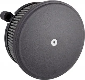 Arlen Ness Stage 2 Smooth Air Cleaner In Black For Harley Davidson 1999-2017 Twin Cam (Exc. E-Throttle & 99-01 FLT) (50-820)