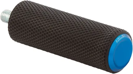 Arlen Ness Fusion Shift Peg in Black Finish With Blue End Caps (07-947)