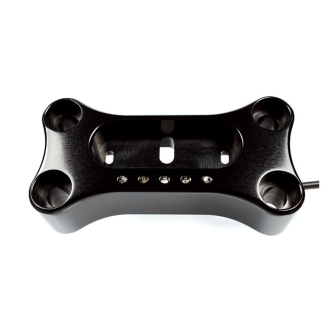 Motogadget MSM Metric Handlebar Top Clamp in Black Finish For 22mm Handlebar (3004005)