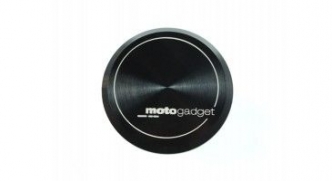 Motogadget End Caps in Black Finish With Logo For MO.Grip Sets (4000402)
