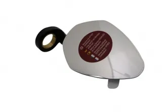 Motogadget MO.VIEW Glassless Pace Mirror in Black Finish For 7/8 And 1 Inch Handlebars (Sold Singly) (7005030)