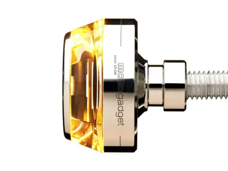 Motogadget MO.Blaze Disc Left Side Turn Signal in Polished Finish (6002013)
