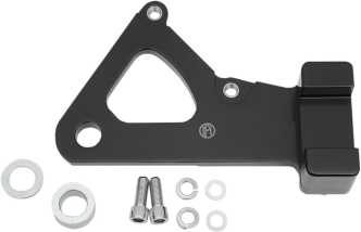 Performance Machine Rear 4 Piston Caliper Bracket in Black Anodised Finish For 1984-1999 FXR Models (0023-1526EJ-B)