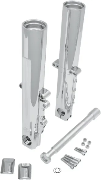Performance Machine Lower Leg Assembly, Single Disc in Chrome Finish For 2014-2016 Touring (Including FLTR) Models (0208-2097-CH)